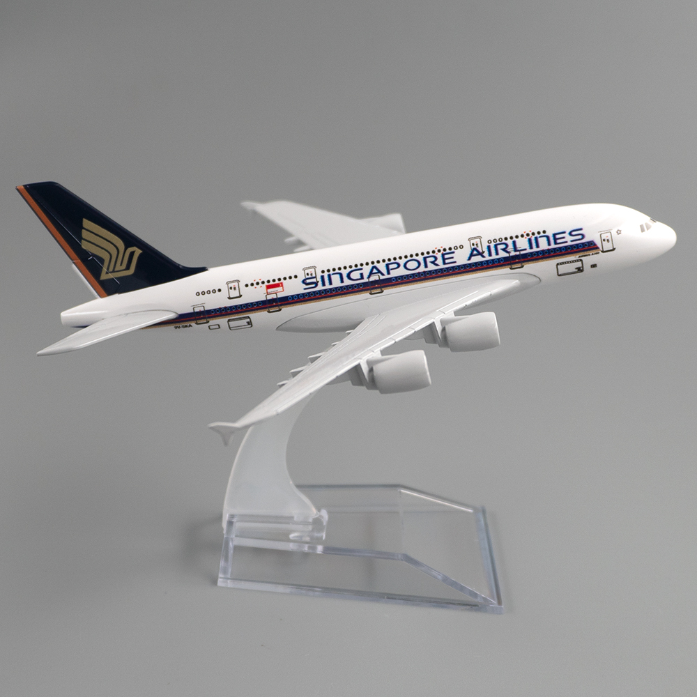 Kids Toys Singapore - 1/400 مقياس الطائرات ايرباص A380 الخطوط
