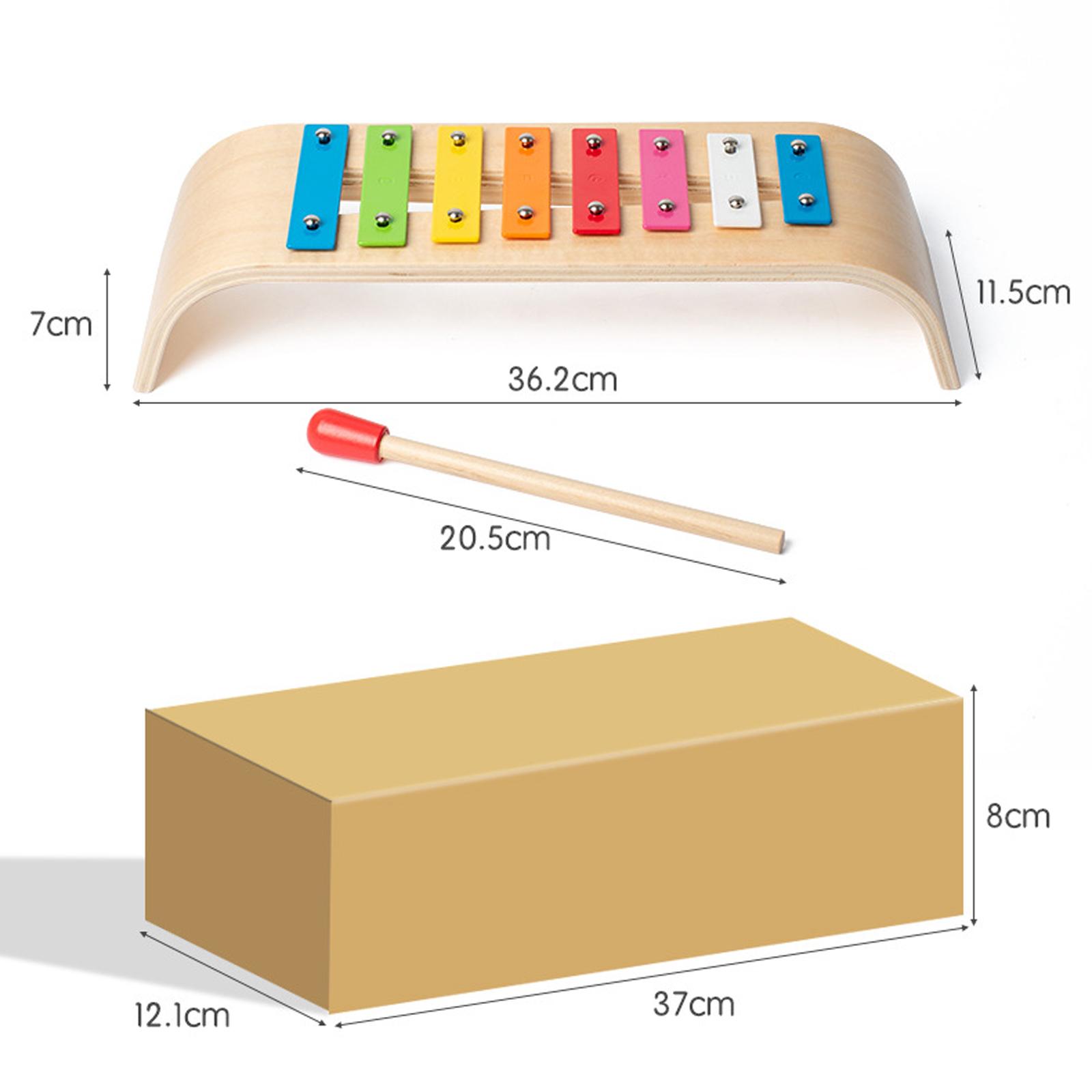 Kids Toys Xylophone - زايلوفون بـ 8 أوتار، آلة موسيقية