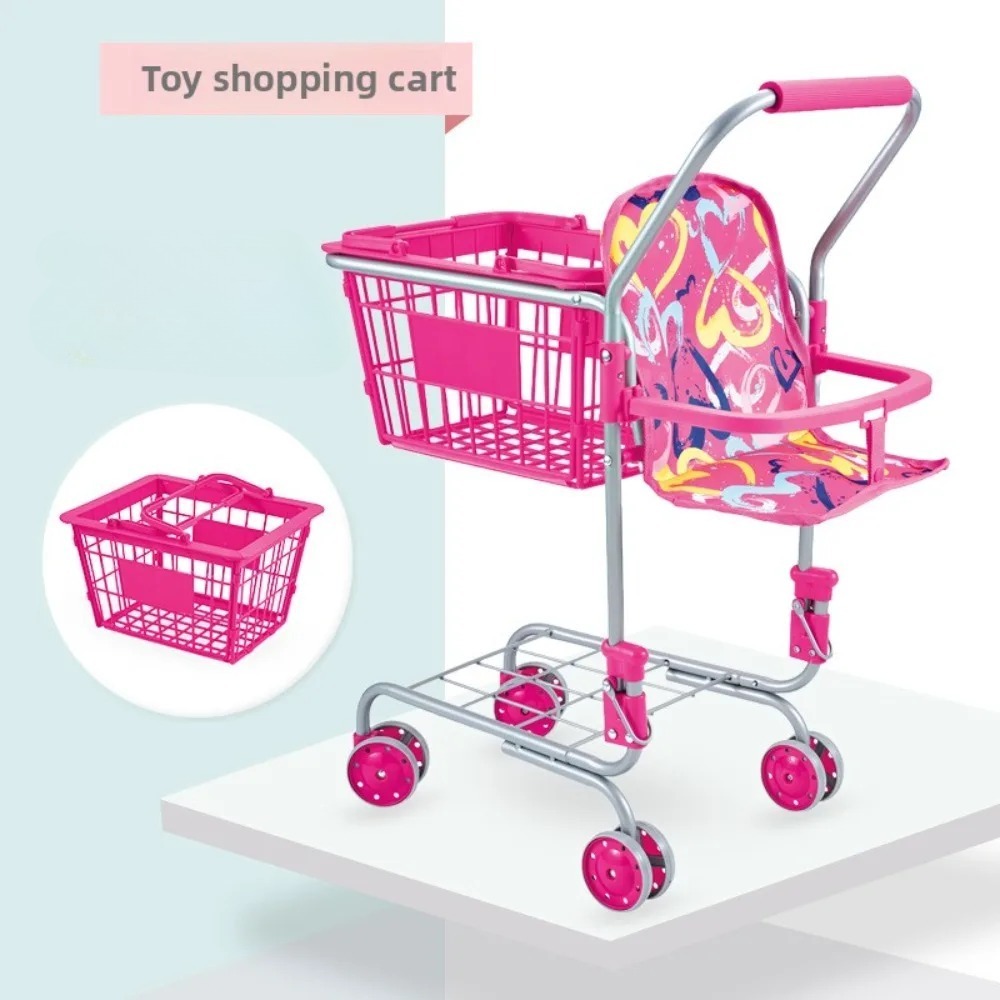 Kids Toys Shop - عربة تسوق دمية طفل للفتيات الصغيرات