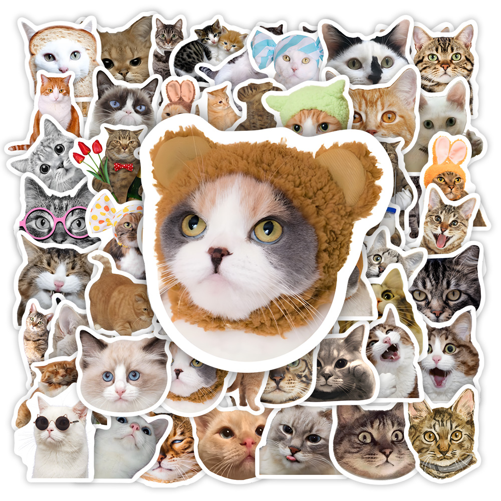 Kids Toys Clipart - ملصقات مضحكة على شكل قطة للأطفال،