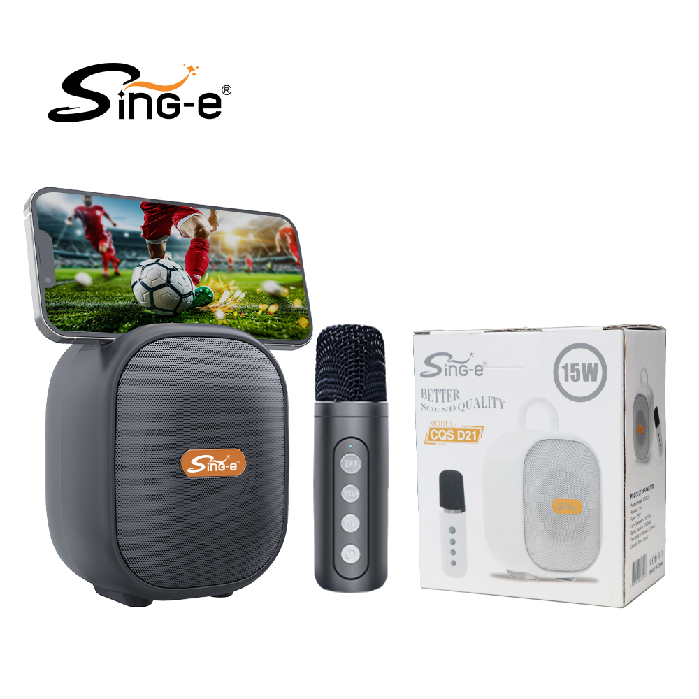 Kids Microphone Karaoke - ZQS D21 K12 Mini BT مكبر