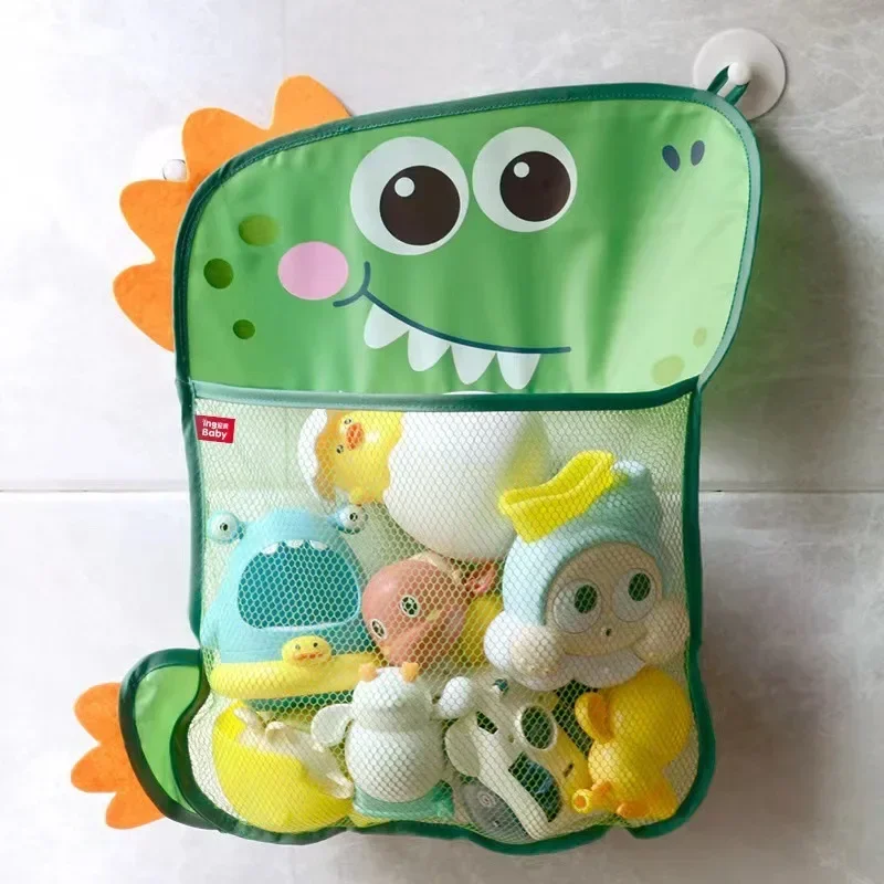 Kids Storage Toys - منظم تخزين شبكي للأطفال، حقيبة شفط