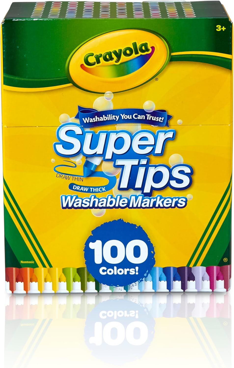Crayola Art Supply - مجموعة أقلام تلوين كرايولا سوبر تيبس