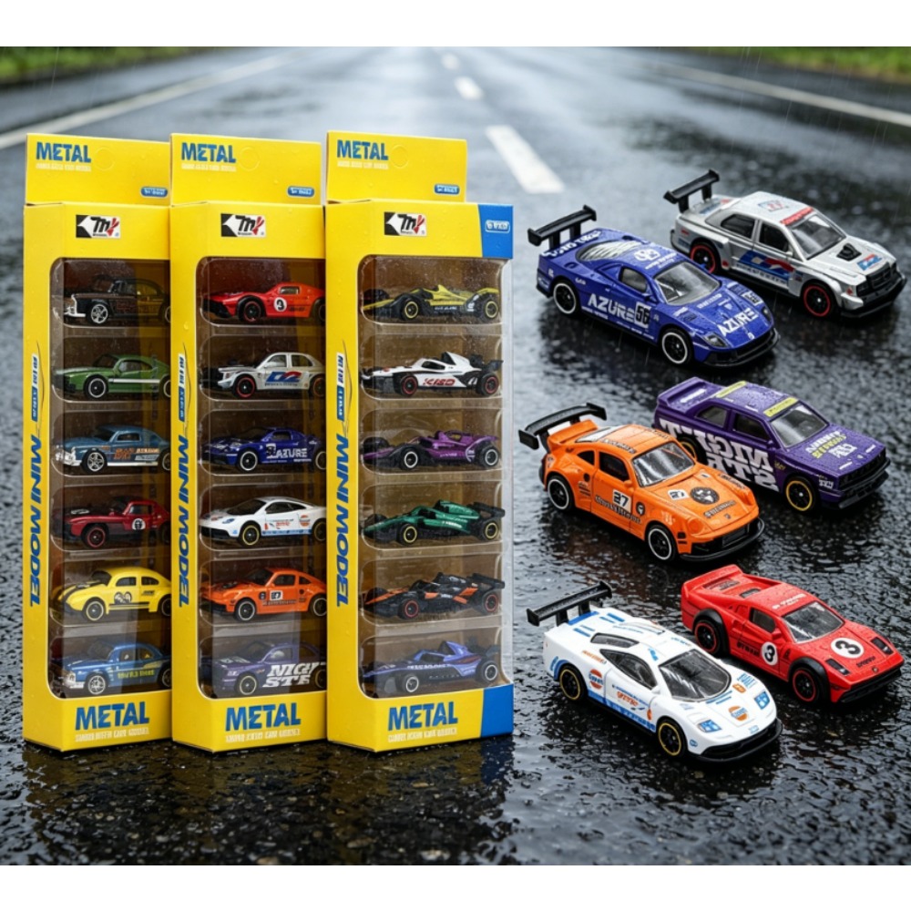 Kids Toys Amazon - مجموعة من 6 سيارات سباق كلاسيكية