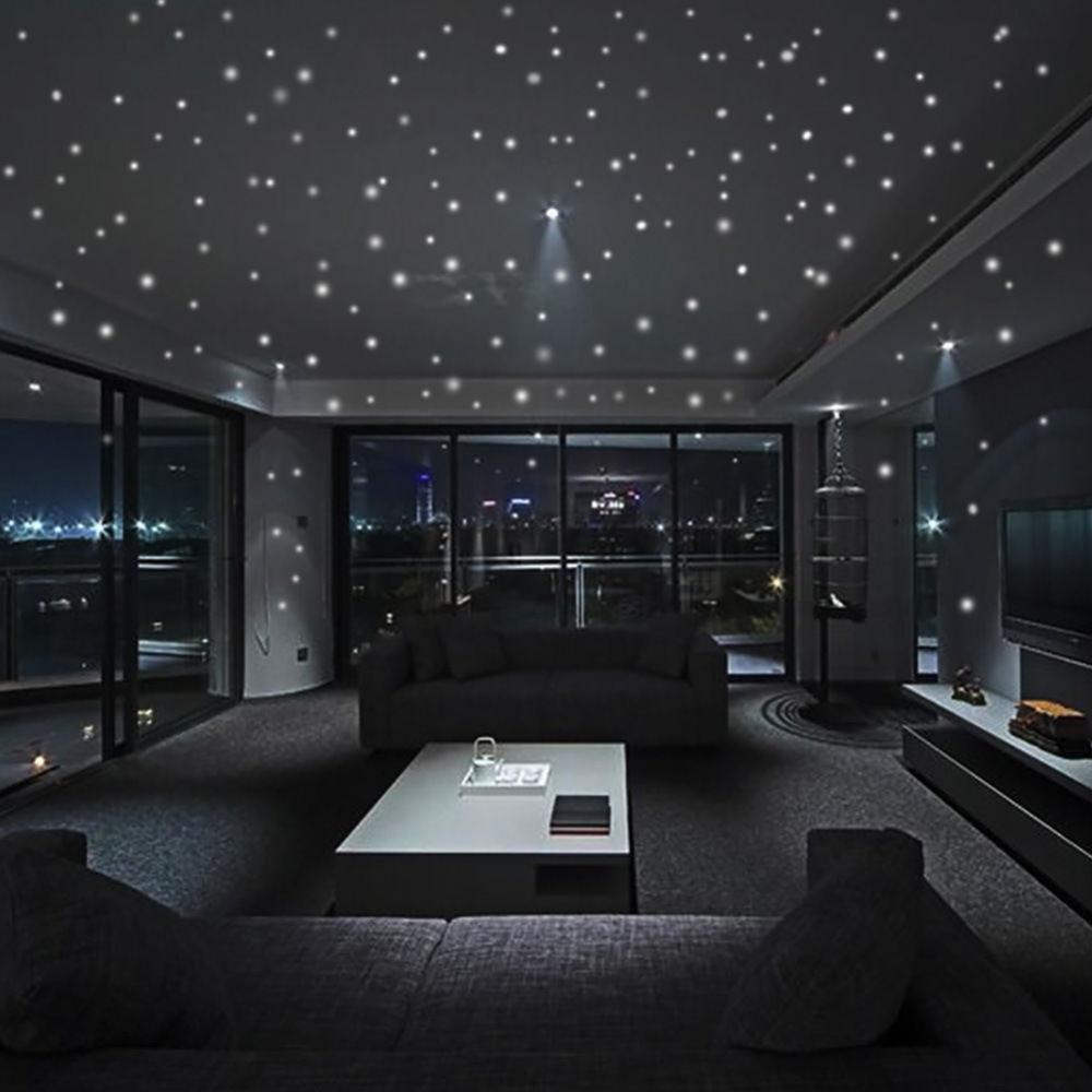407 قطعة النقاط المستديرة ملصق - مراجعة Glow In Dark Stars وسعره