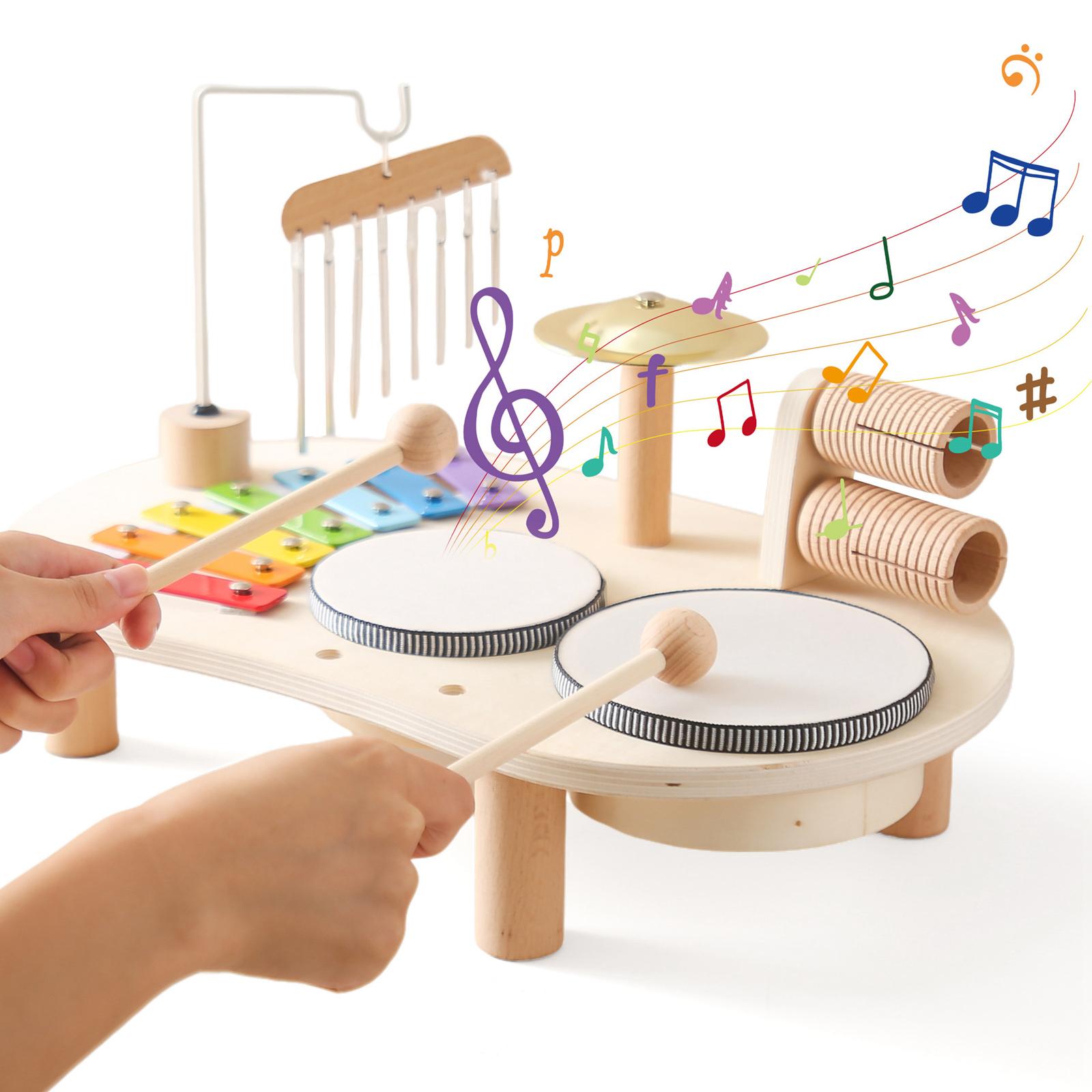 مجموعة طبول الزيلوفون التعليمي - مراجعة Kids Toys Xylophone وسعره