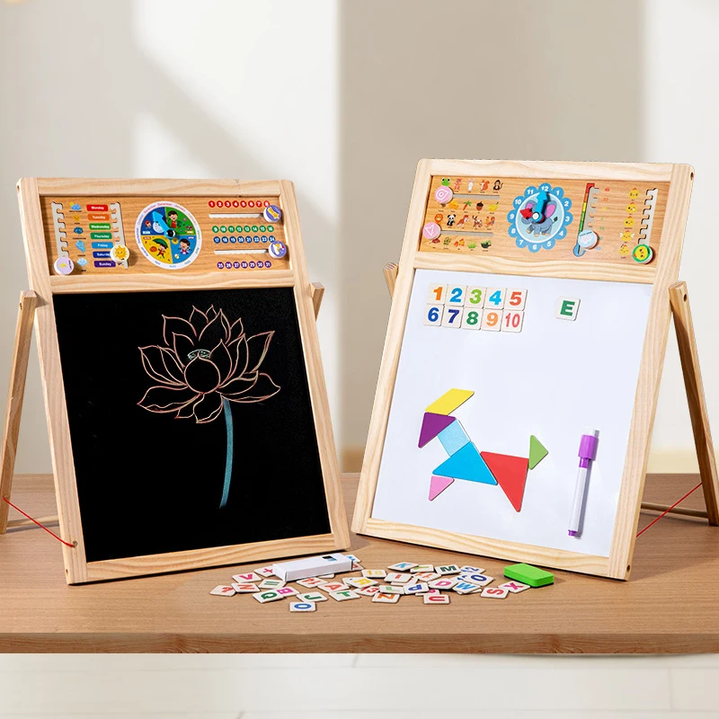 لوح رسم مغناطيسي مزدوج الجوانب - مراجعة Kids Art Easel وسعره