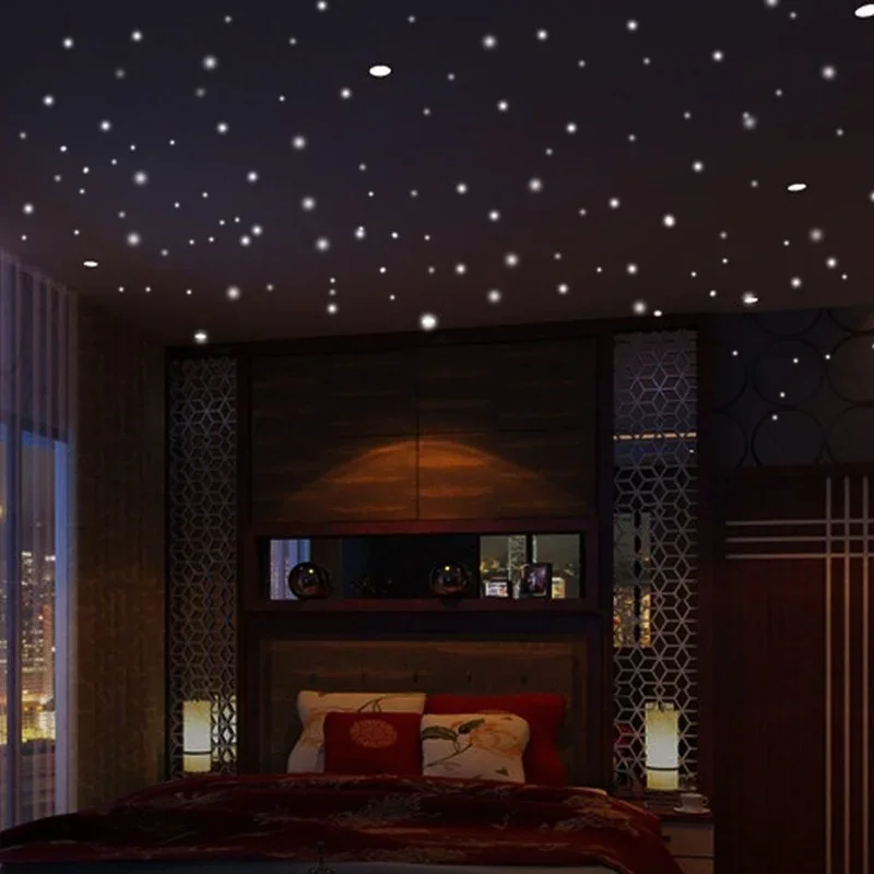 ملصقات جدارية مضيئة جديدة 407  - مراجعة Glow In Dark Stars وسعره