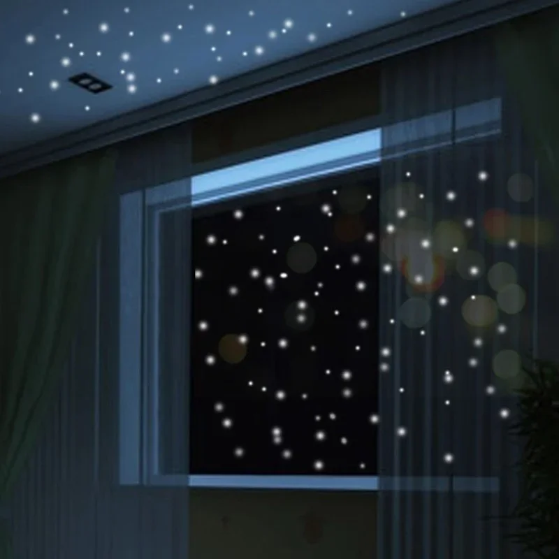 ملصقات جدارية مضيئة جديدة 407  - مراجعة Glow In Dark Stars وسعره