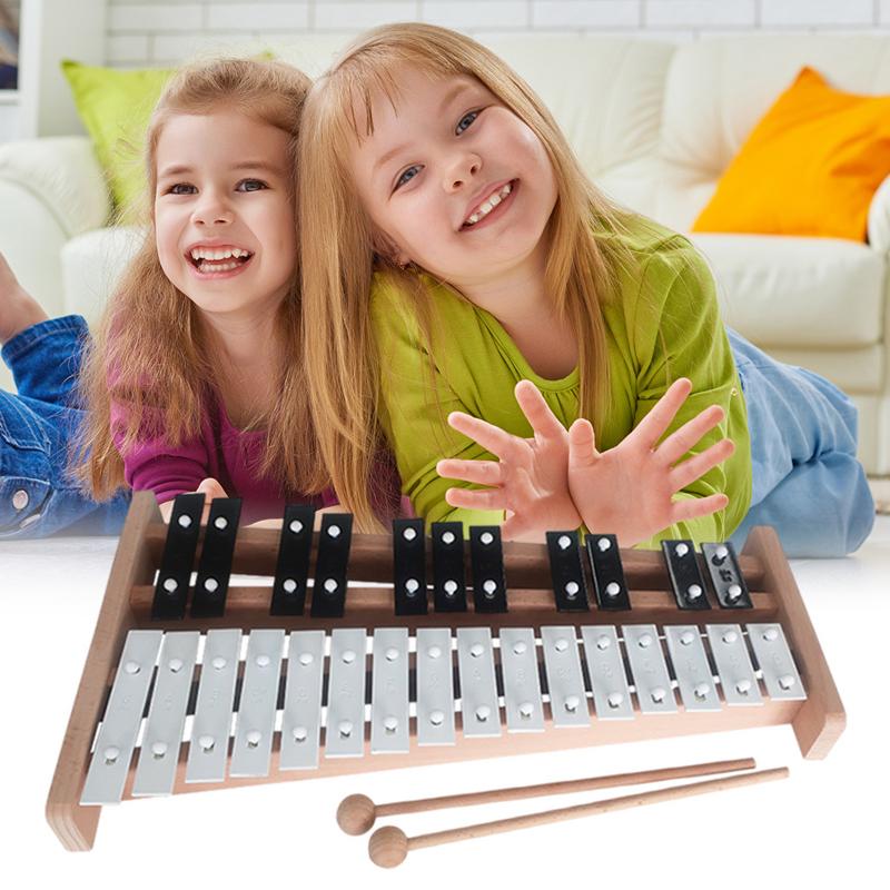 27 ملاحظة إكسيليفون جرس اليد ا - مراجعة Kids Toys Xylophone وسعره