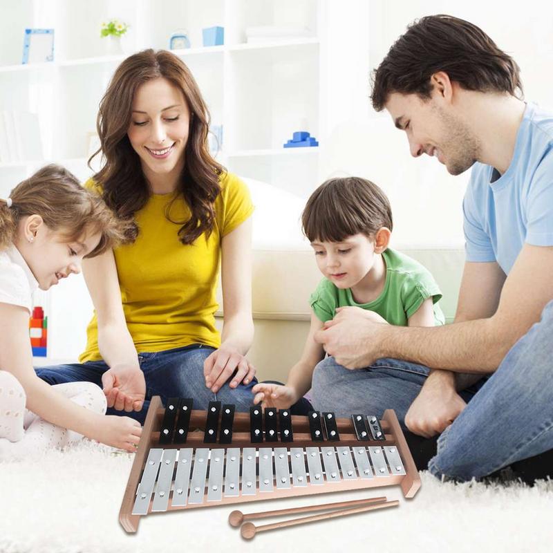 27 ملاحظة إكسيليفون جرس اليد ا - مراجعة Kids Toys Xylophone وسعره