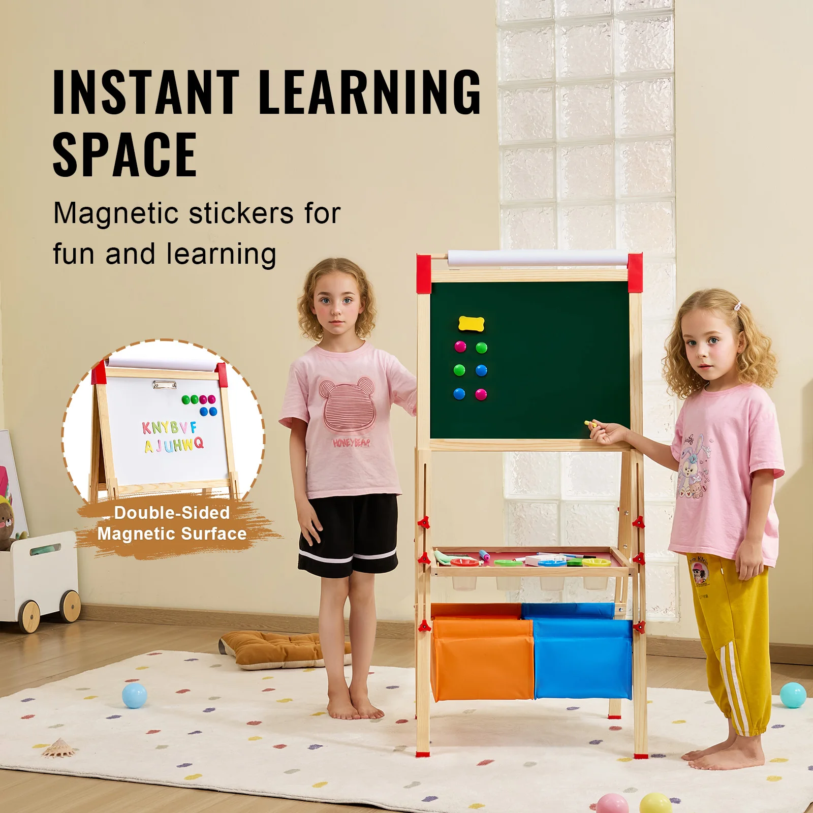 للأطفال فتاة SucceBuy الأطفال  - مراجعة Kids Art Easel وسعره