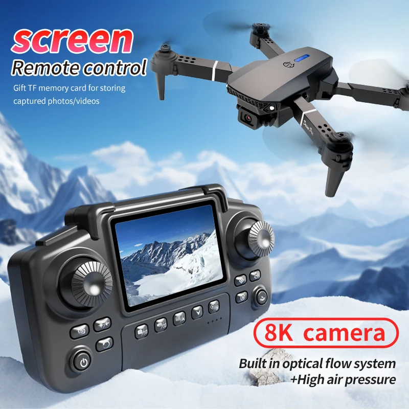 طائرة بدون طيار احترافية E88 P - مراجعة Kids Toys Drone وسعره