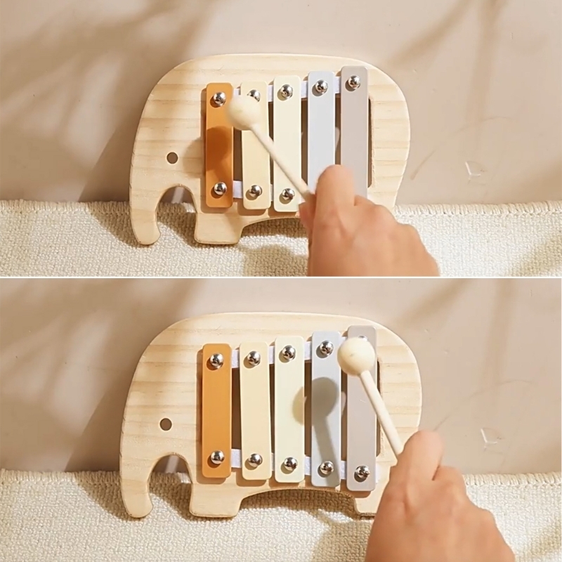لعبة ألغاز موسيقية خشبية للأطف - مراجعة Kids Toys Xylophone وسعره