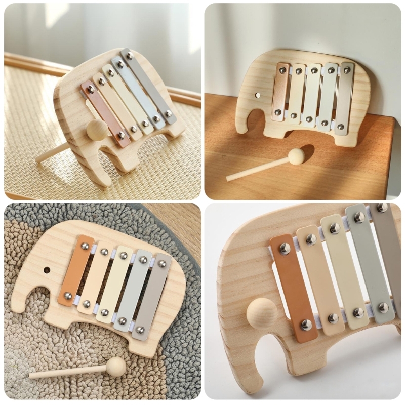 لعبة ألغاز موسيقية خشبية للأطف - مراجعة Kids Toys Xylophone وسعره