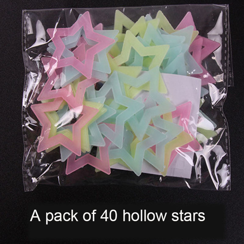 1 حزمة مضيئة ستار الجدار ملصق  - مراجعة Glow In Dark Stars وسعره
