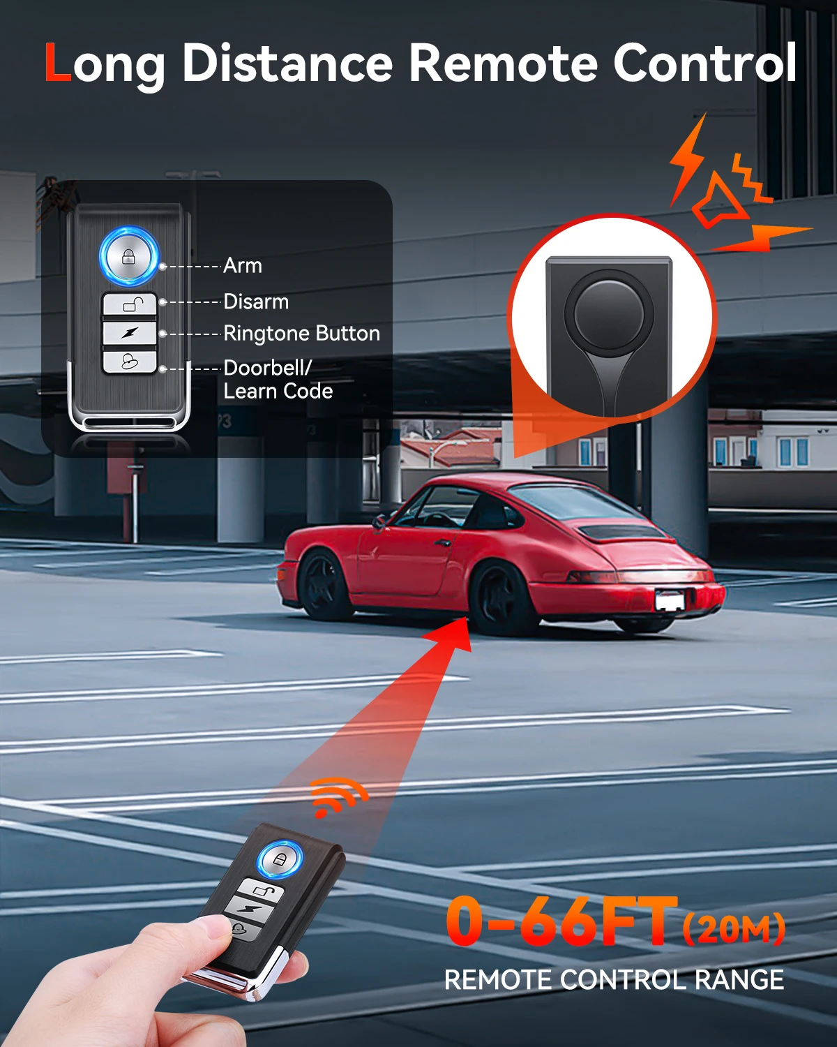 Extractme RV إنذار 108dB سيارة - مراجعة Remote Control Car وسعره