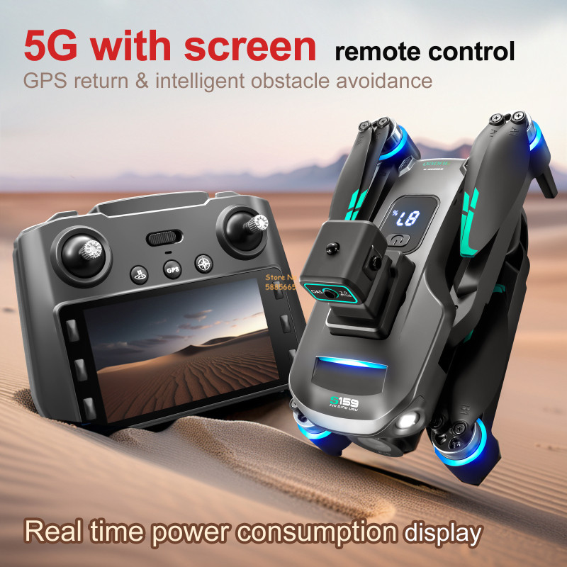 8K كاميرا مزدوجة 5G WIFI FPV ا - مراجعة Kids Toys Drone وسعره