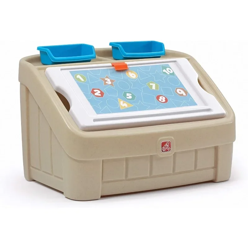 صندوق ألعاب 2 في 1 وغطاء حامل  - مراجعة Kids Art Easel وسعره