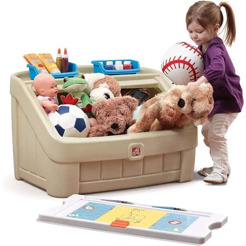 صندوق ألعاب 2 في 1 وغطاء حامل  - مراجعة Kids Art Easel وسعره