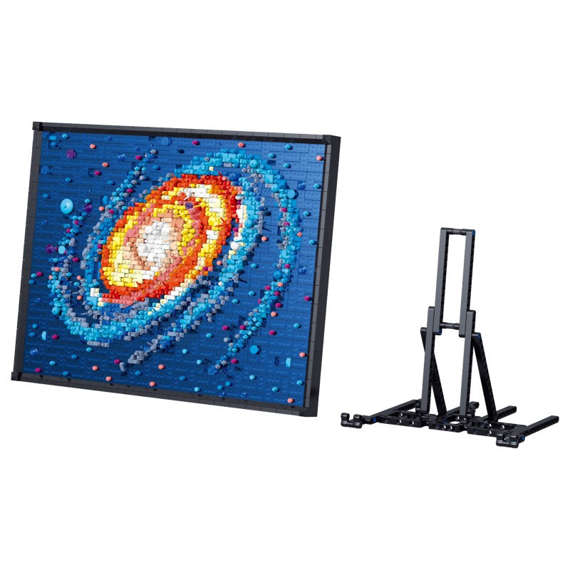 فكرة اللوحة كتلة بكسل الفن إطا - مراجعة Kids Art Easel وسعره
