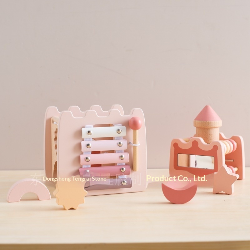 مكعب أنشطة خشبي 5 في 1 للأطفال - مراجعة Kids Toys Xylophone وسعره