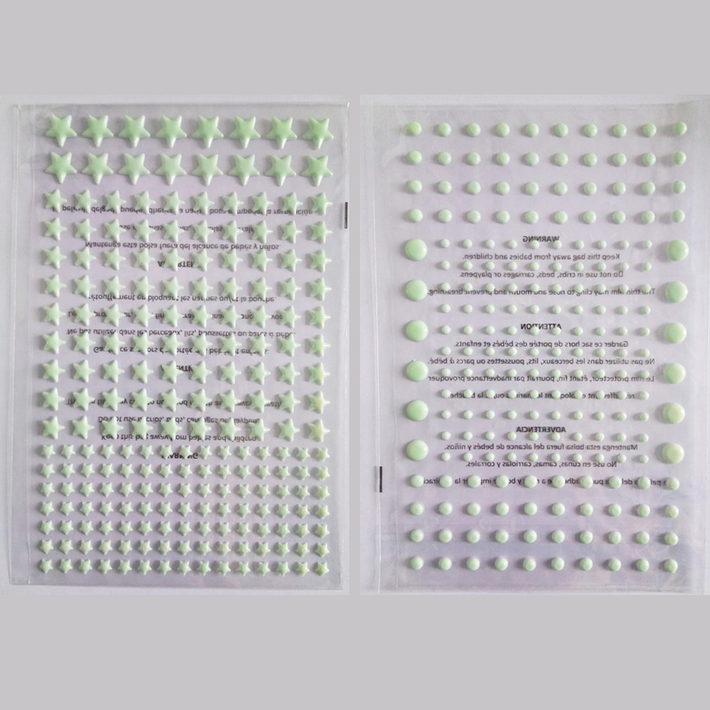 202 قطعة/المجموعة 3D فقاعة نجو - مراجعة Glow In Dark Stars وسعره