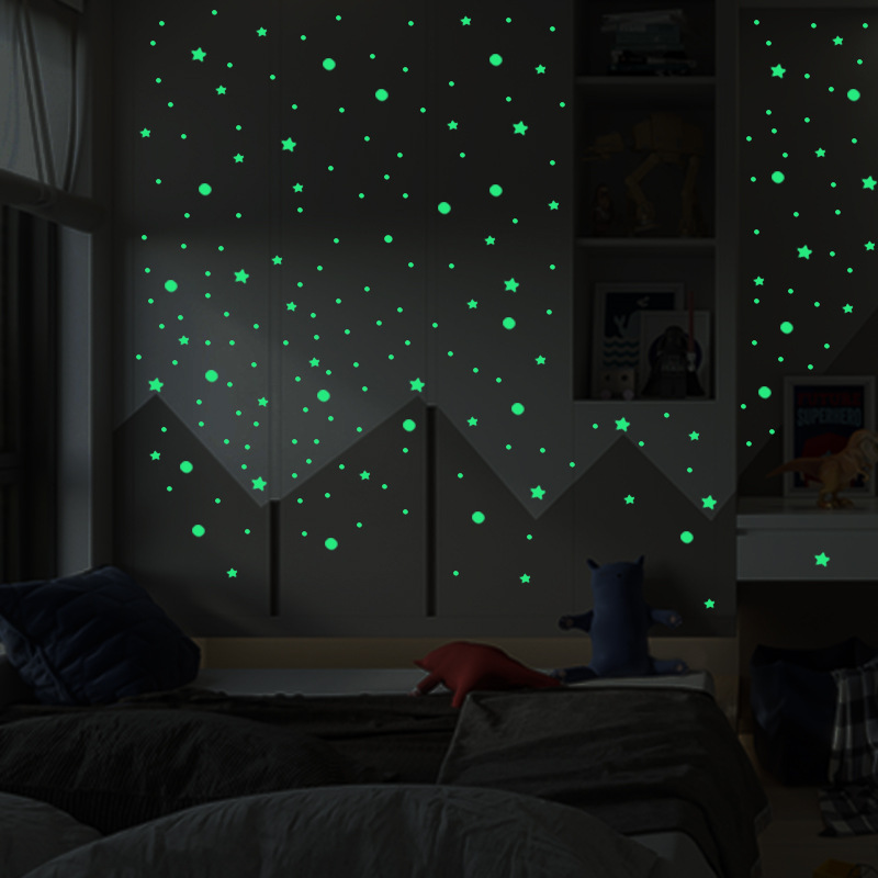 202 قطعة/المجموعة 3D فقاعة نجو - مراجعة Glow In Dark Stars وسعره