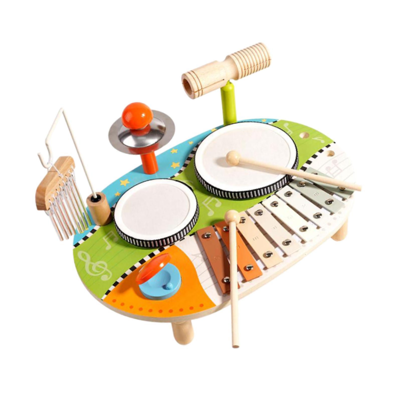 مجموعة طبول الزيلوفون التعليمي - مراجعة Kids Toys Xylophone وسعره