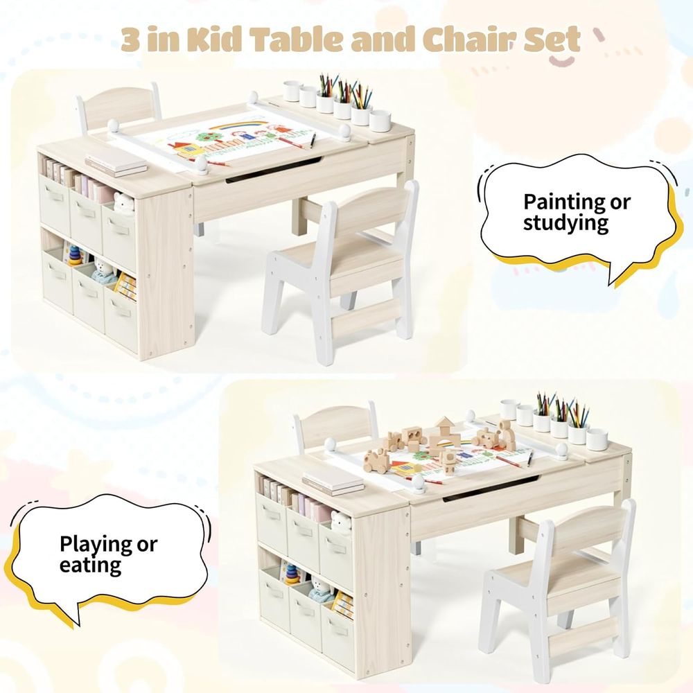 طاولة وكراسي فنية للأطفال، مكت - مراجعة Kids Art Easel وسعره