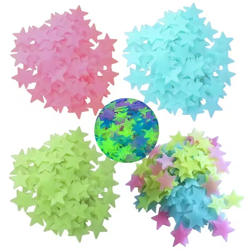 ملصقات جدارية متوهجة في الظلام - مراجعة Glow In Dark Stars وسعره
