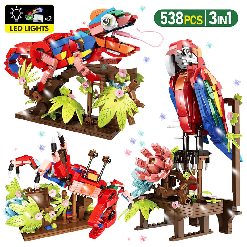 MOC 3 في 1 سلسلة الغابة الأماز - مراجعة Kids Toys Amazon وسعره