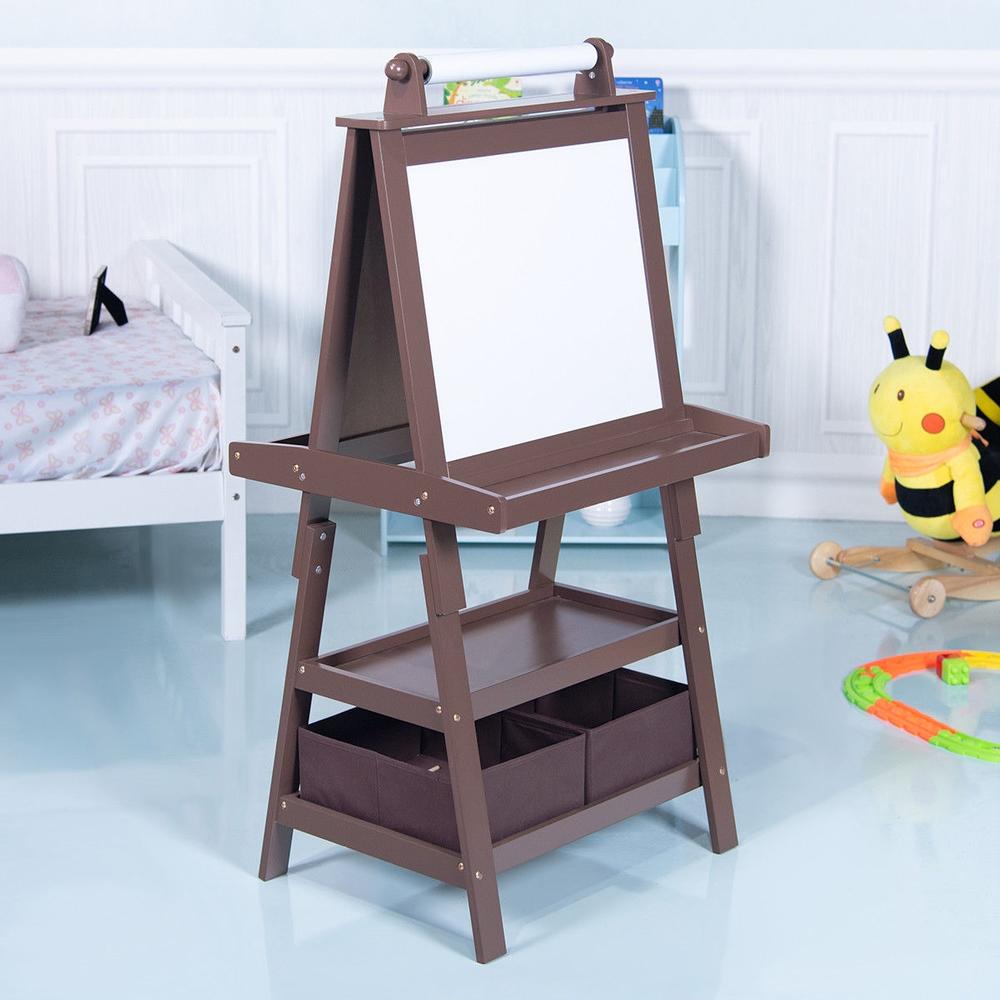 حامل رسم للأطفال مع صندوقي تخز - مراجعة Kids Art Easel وسعره