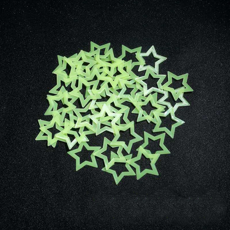 ثلاثية الأبعاد الجوف ستار تخزي - مراجعة Glow In Dark Stars وسعره
