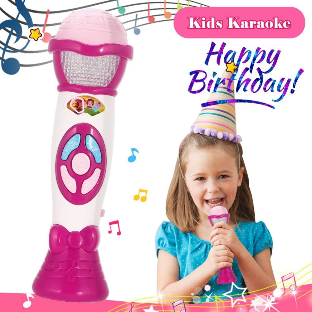 ميكروفون للأطفال لتغيير الصوت، - مراجعة Kids Microphone Karaoke وسعره