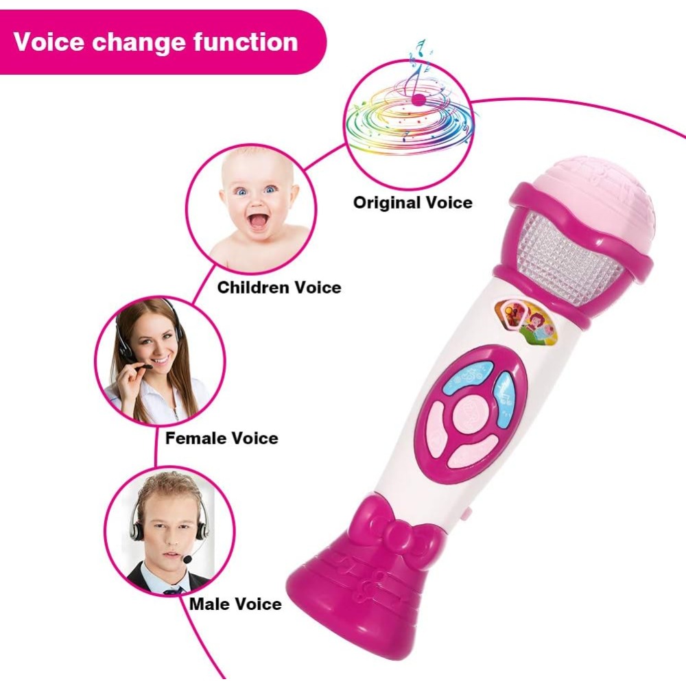 ميكروفون للأطفال لتغيير الصوت، - مراجعة Kids Microphone Karaoke وسعره