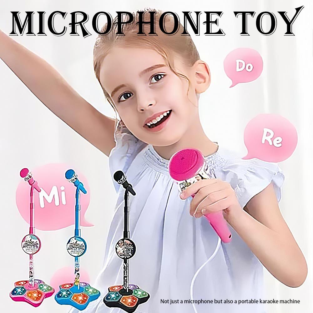 ميكروفون للأطفال مع حامل أغنية - مراجعة Kids Microphone Karaoke وسعره