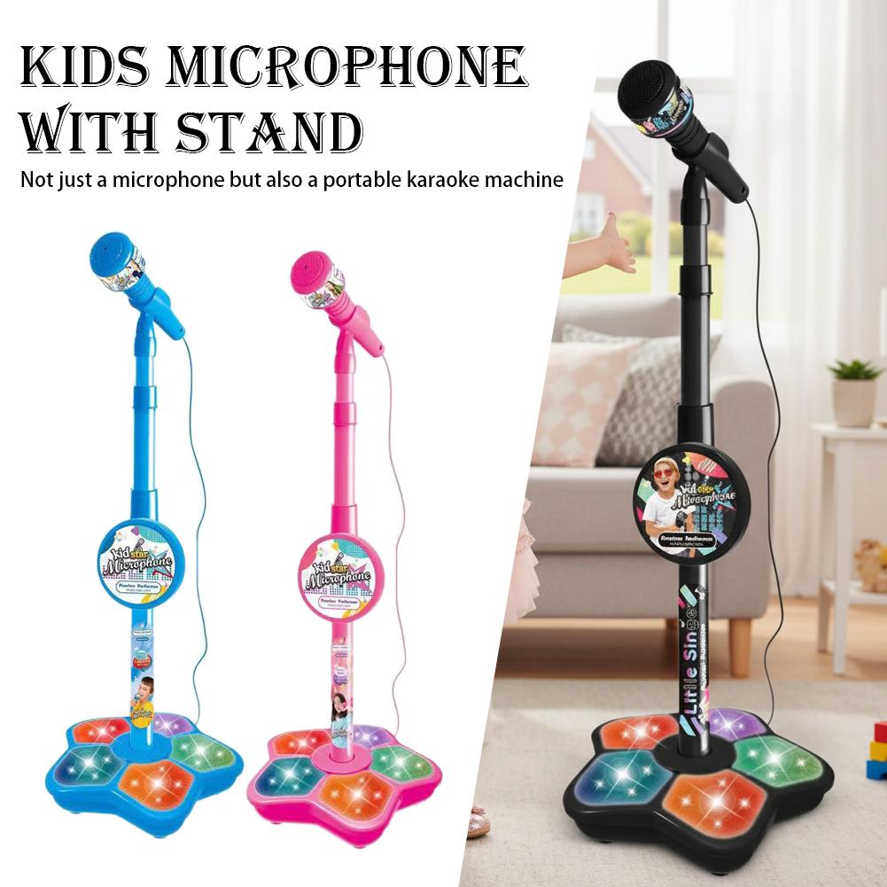 ميكروفون للأطفال مع حامل أغنية - مراجعة Kids Microphone Karaoke وسعره