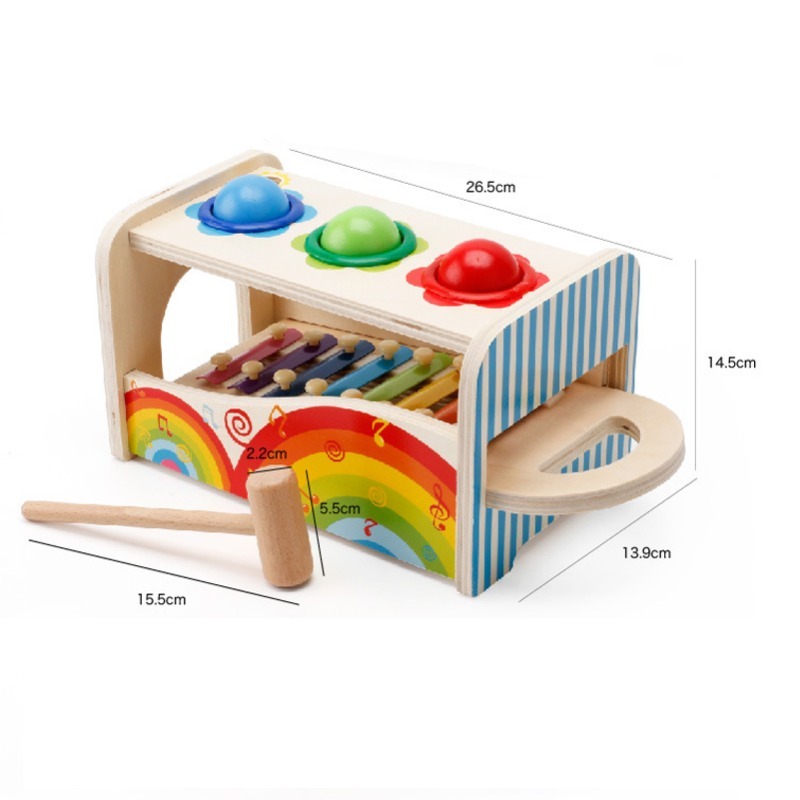 مقعد الجنيه والصنبور مع إكسيلي - مراجعة Kids Toys Xylophone وسعره